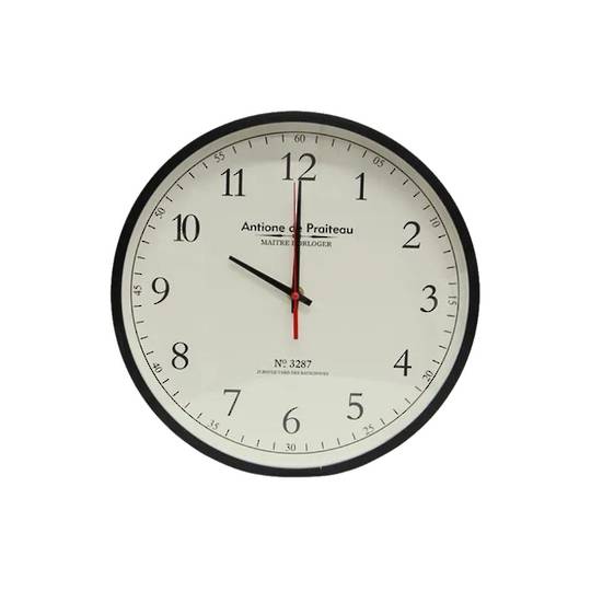 Noir Petite Wall Clock 30cm